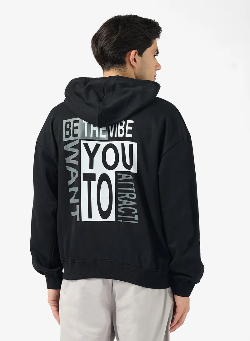 Back Graphic Hoodie