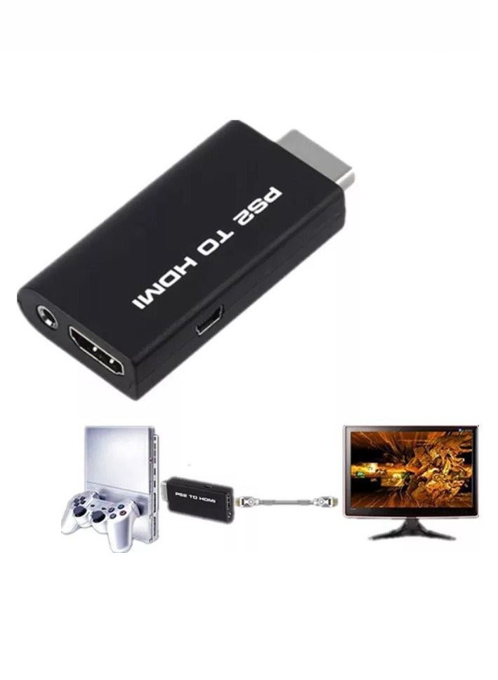 general Main unit(PS2 to HDMI)+USB Cable Audio  Video Cables PS2 to HDMI Converter Adapter With 3.5mm Audio Output For HDTV HDMI Hot - Image 1