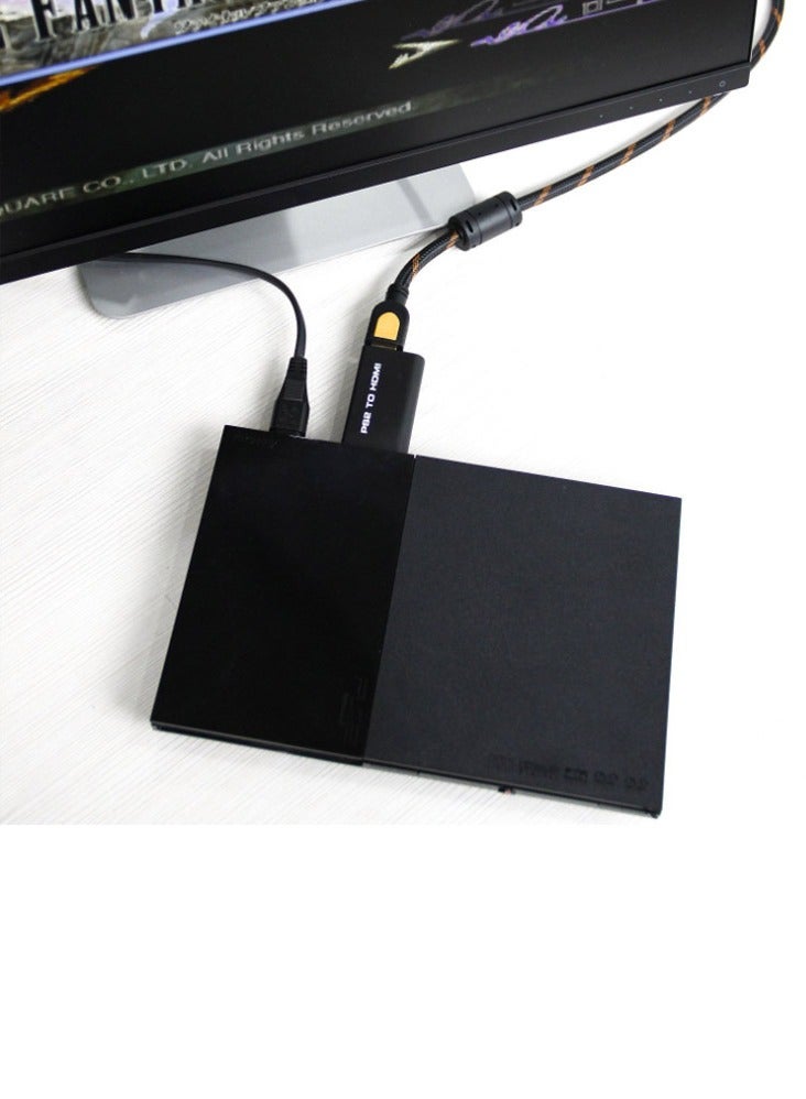 general Main unit(PS2 to HDMI)+USB Cable Audio  Video Cables PS2 to HDMI Converter Adapter With 3.5mm Audio Output For HDTV HDMI Hot - Image 4