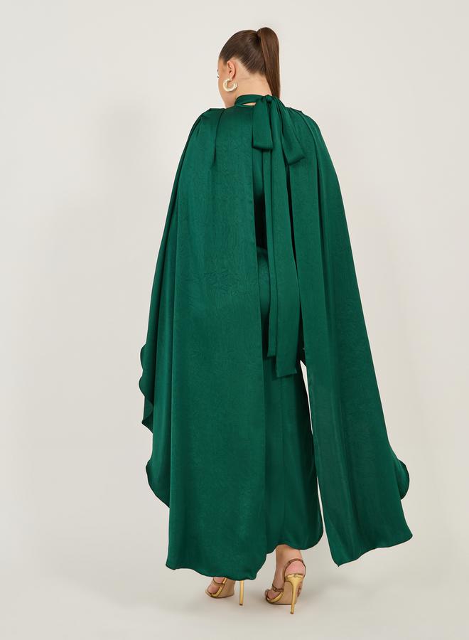 Styli Emerald Cape Sleeve Dress - Image 5