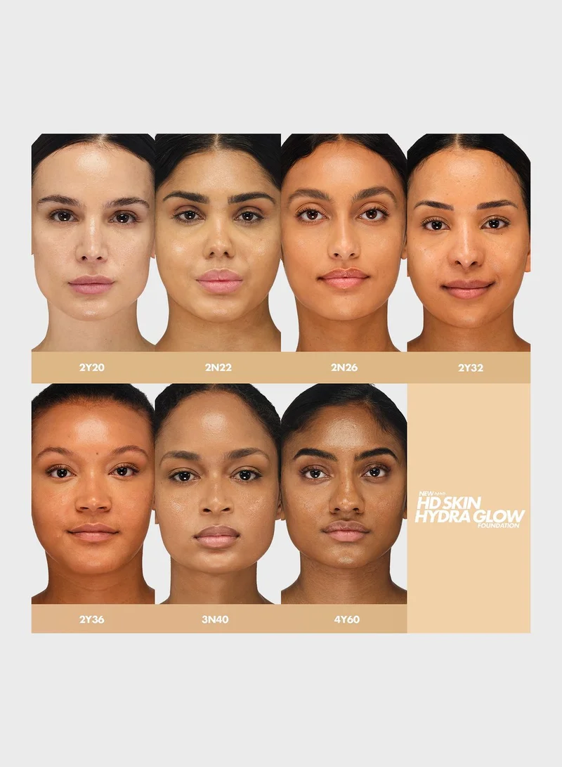 MAKE UP FOR EVER Hd Skin Hydra Glow Foundation  2Y20 - Warm Nude