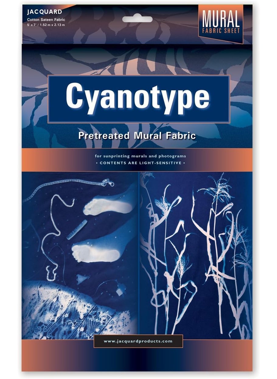 Jacquard Jacquard Cyanotype Pretreat Mural Fabric 5 x 7 Feet 