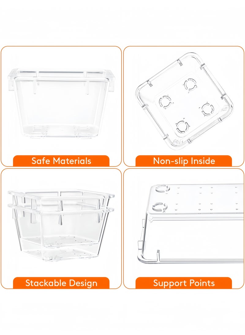 Generic 25pcs Drawer Organiser Set, Plastic Makeup Drawer Organiser, Clear Desk Drawer Dividers Tray for Cosmetic, Stationery and Gadgets, Draw Organizer for Dressing Table, Bathroom, Office, Bedroom  - Image 3
