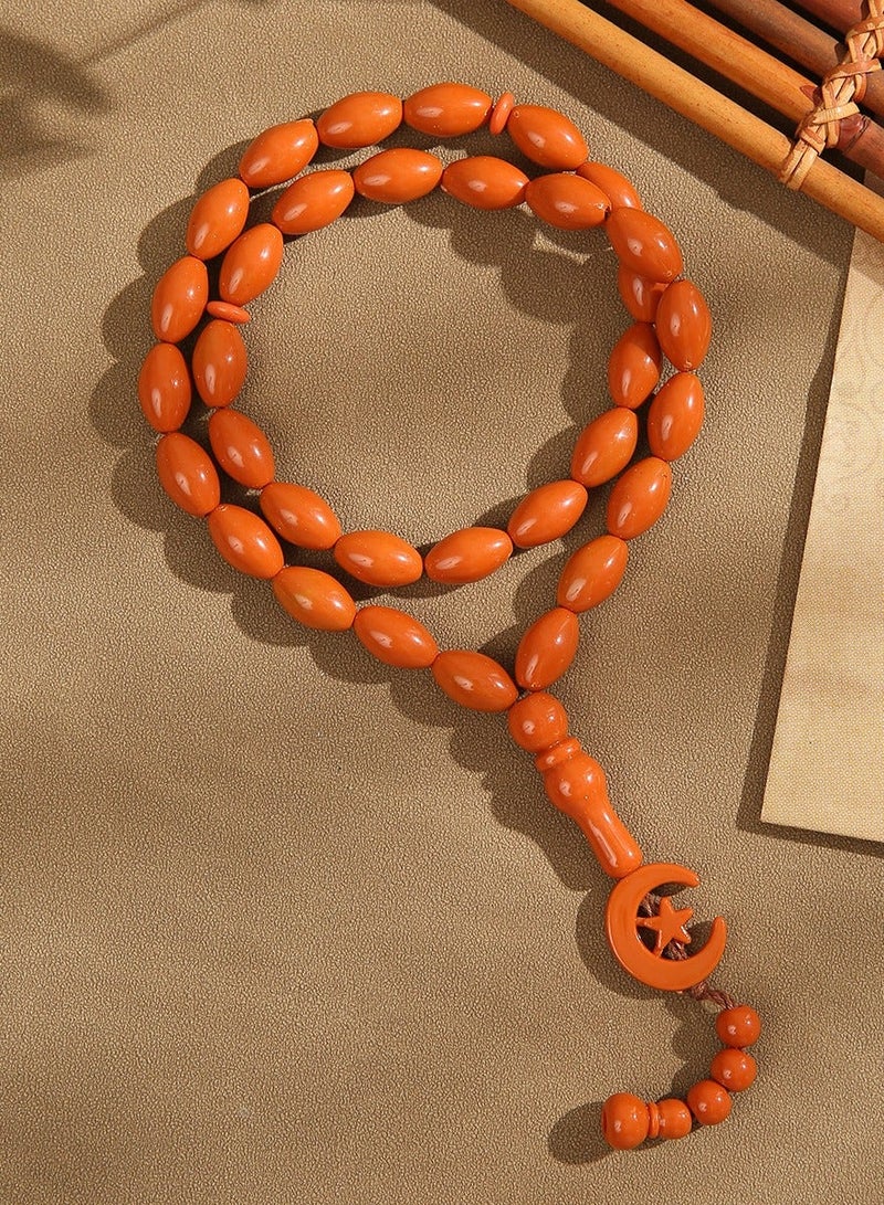 GRKC 33 Beads Acrylic Tasbih Prayer Beads – Lightweight, Durable, Perfect Ramadan Gift - Image 1