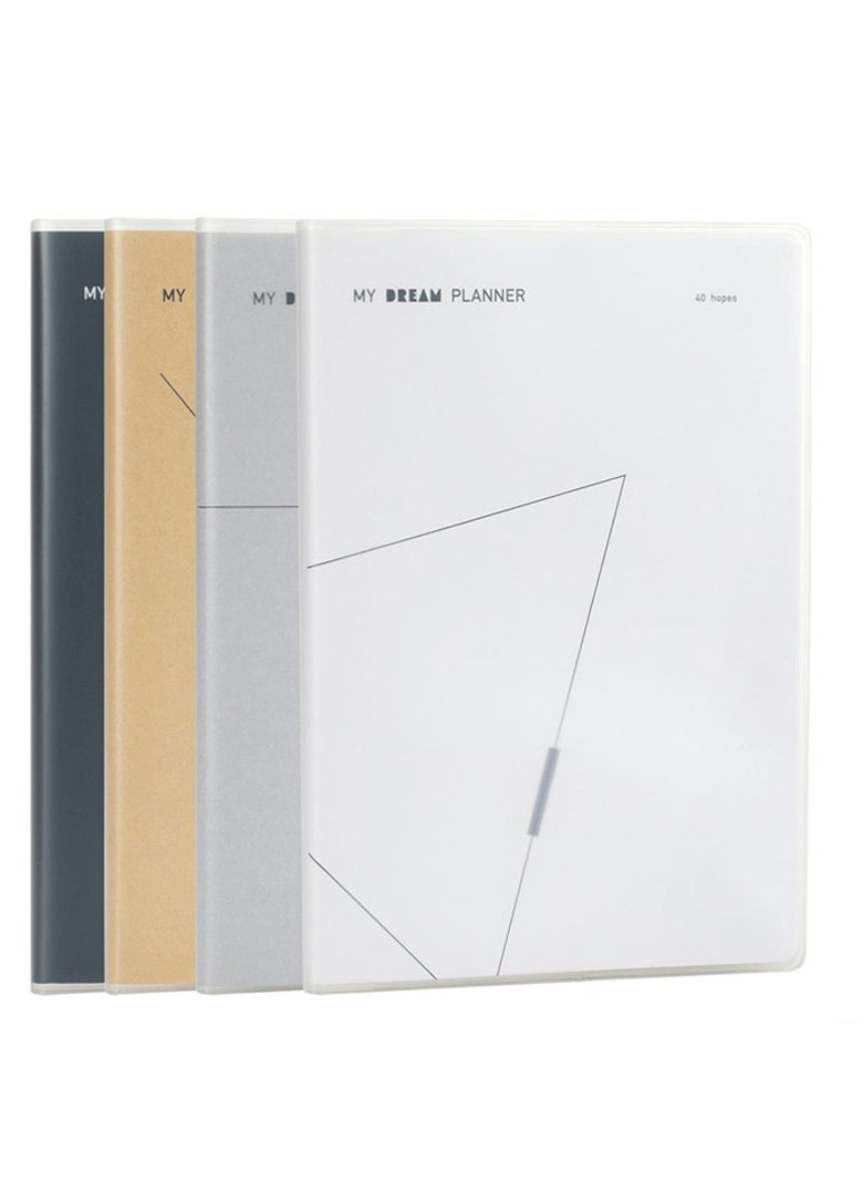 Deli 4-Piece B5 Size Notebooks With Plastic Cover Assorted Designs  - Image 1