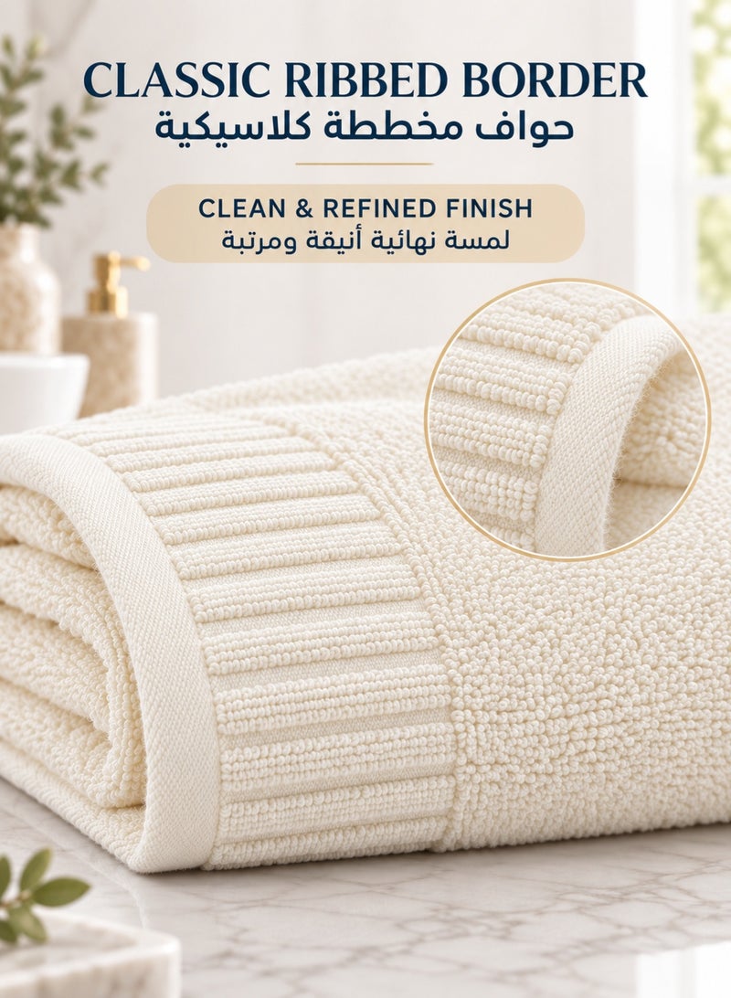 شاربدو Sharpdo طقم مناشف من 8 قطع، يضم 2 منشفة حمام و2 منشTowels & 4 Washcloths, 100% Combed Cotton, Soft, Highly Absorbent & Quick Dry, Thick Bathroom Towفة لليدين و4 مناشف صغيرة، قطن ممشط 100%، ناعمة وعالية الامتصاص وسريعة الجفاف، مناشف حمام سميكة للمنزل والفنادق والسبا، أزرق أردوازي - Image 5