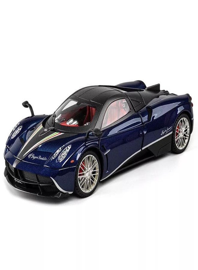 Arthasya Model 1:18 Pagani Huayra Model Alloy Metal Pull Back Die-cast Car Openable Doors with Sound and Light Vehicle Car Toy for Kids - Multicolor - Image 1