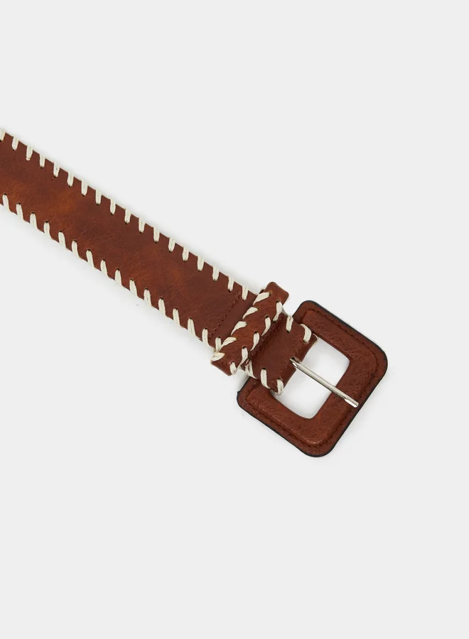 Styli Styli Women Stitch Accent Belt