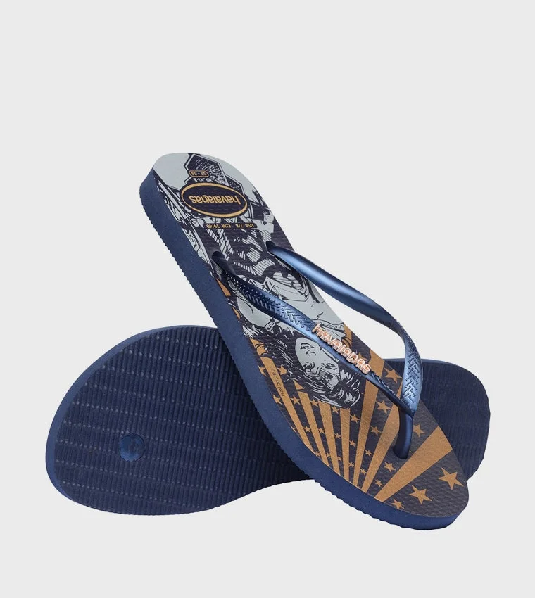 Havaianas Navy Blue Hav. Slim Warner Classics for Women | Best Price UAE