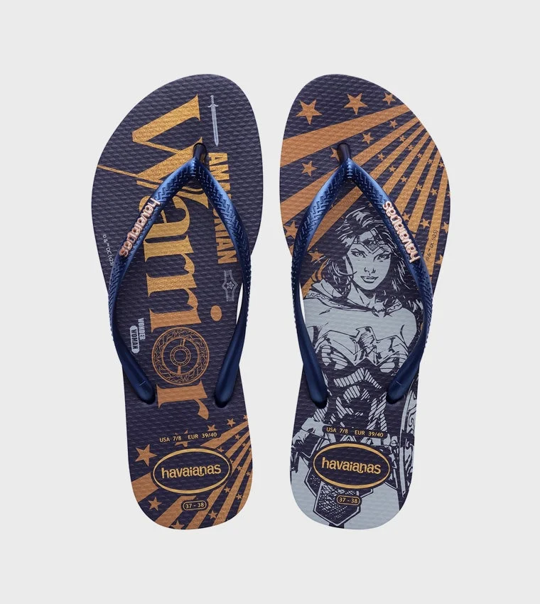 Havaianas Navy Blue Hav. Slim Warner Classics for Women | Best Price UAE