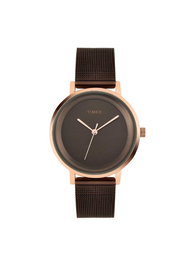 Timex Women Analog Brown-TWEL129SMU03 - Image 1