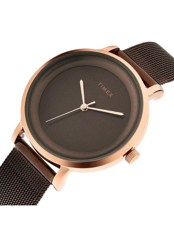 Timex Women Analog Brown-TWEL129SMU03 - Image 3