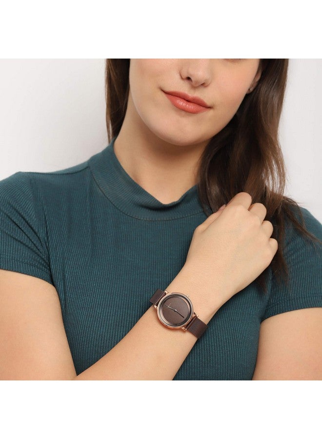 Timex Women Analog Brown-TWEL129SMU03 - Image 2