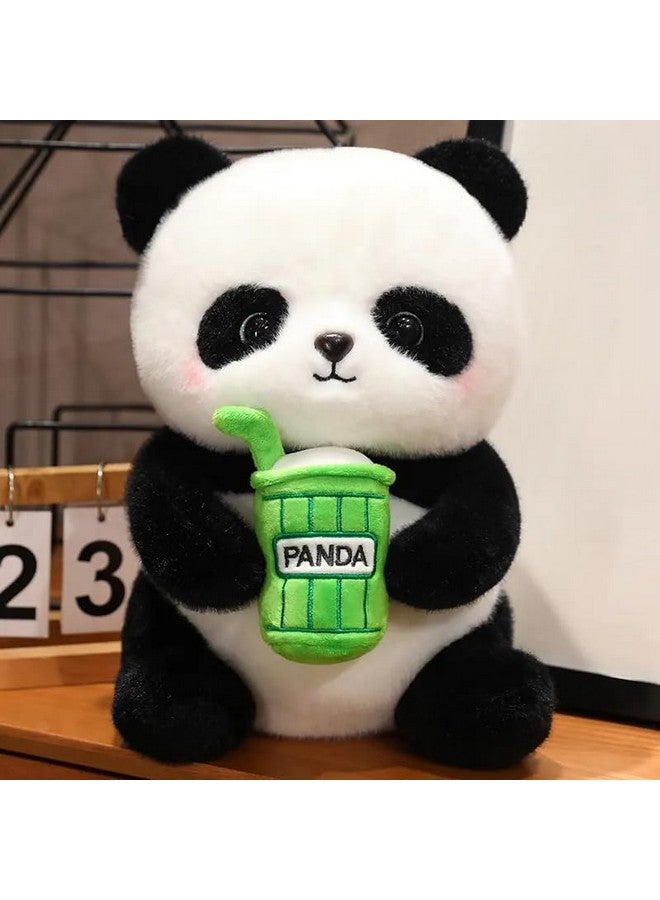 برنامج ألعاب AVSHUB المحشوة فائقة النعومة والرائعة على شكل باندا تحمل شاي الفقاعات والحليب بوبا اللطيفة والجميلة الكرتونية هدية عيد ميلاد للأطفال والفتيات والأولاد وديكور المنزل (9 بوصة) - Image 2