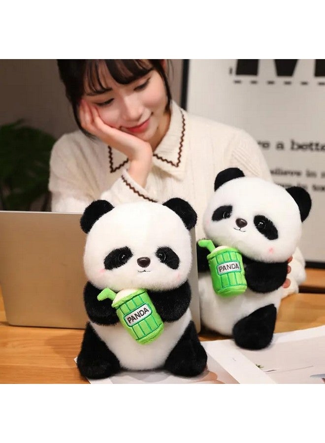 برنامج ألعاب AVSHUB المحشوة فائقة النعومة والرائعة على شكل باندا تحمل شاي الفقاعات والحليب بوبا اللطيفة والجميلة الكرتونية هدية عيد ميلاد للأطفال والفتيات والأولاد وديكور المنزل (9 بوصة) - Image 5