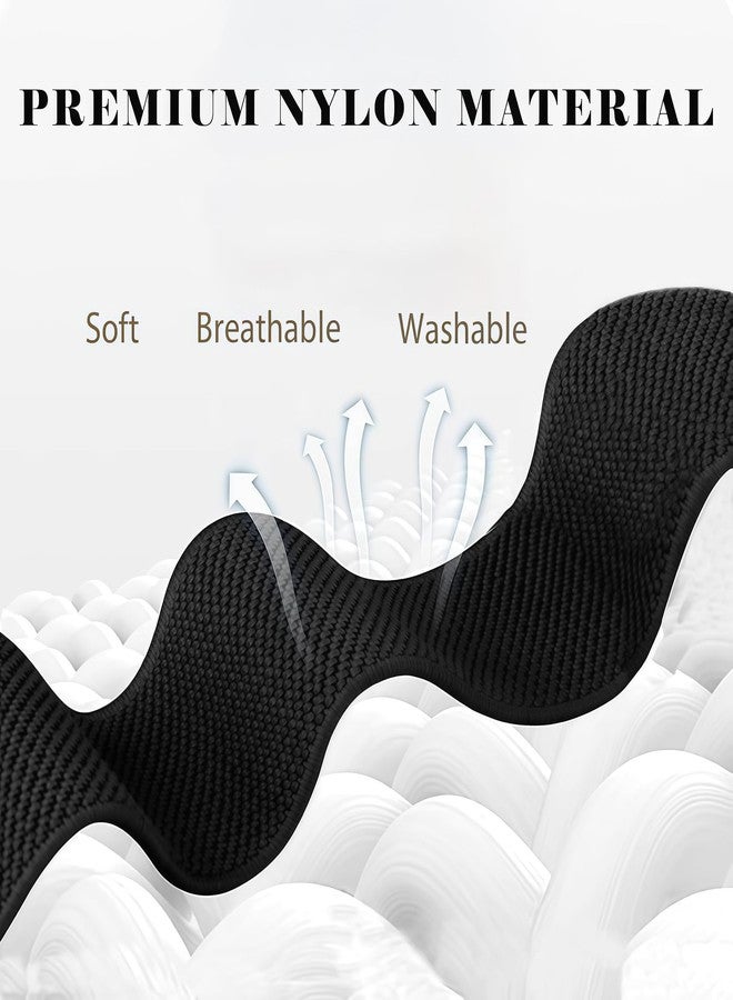 Xininyia Nylon Stretch Bands Compatible for Tozo S8 Smart Watch Breathable Elastic Replacement Wristband Adjustable Straps(3-Pack) - Image 3