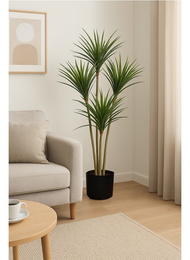 درامــــــا هوم  شجرة صناعية دراسينا مارجيناتا بطول 120 سم – ديكور فاخر للمنزل والمكتب بجودة عالية تحاكي الطبيعة - Image 1