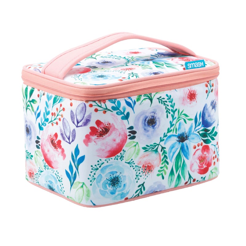 Smash 20961 Insulated Lunch Bag Fabric Full Bloom Pink