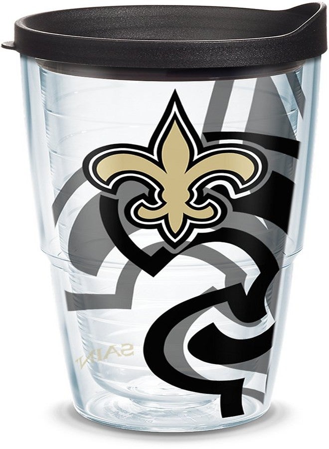 Tervis Made in USA Double Walled NFL New Orleans Saints Insulated Tumbler Cup Keeps Drinks Cold & Hot, 24oz, Genuine - Image 1