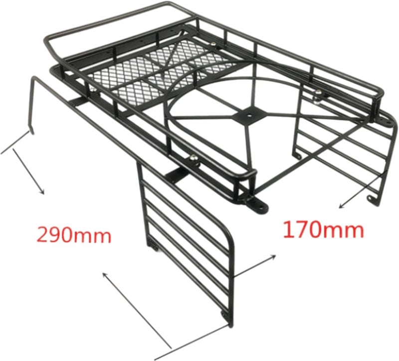 Yurefax Racing Metal Roof Rack for RC Crawler Cars - Image 2