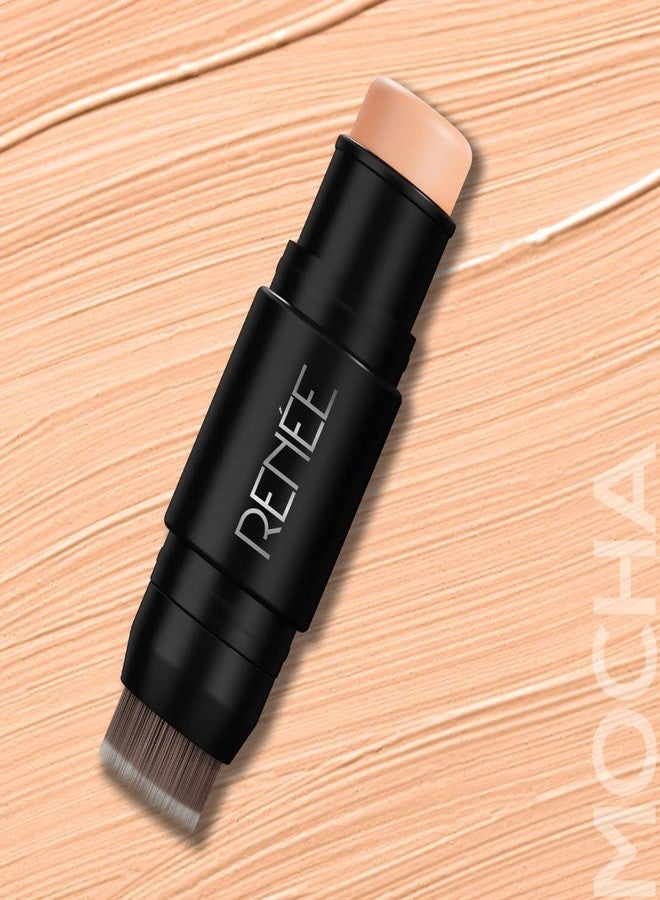 RENEE Face Base Foundation Stick with Applicator - Mocha, 8gm - Image 3
