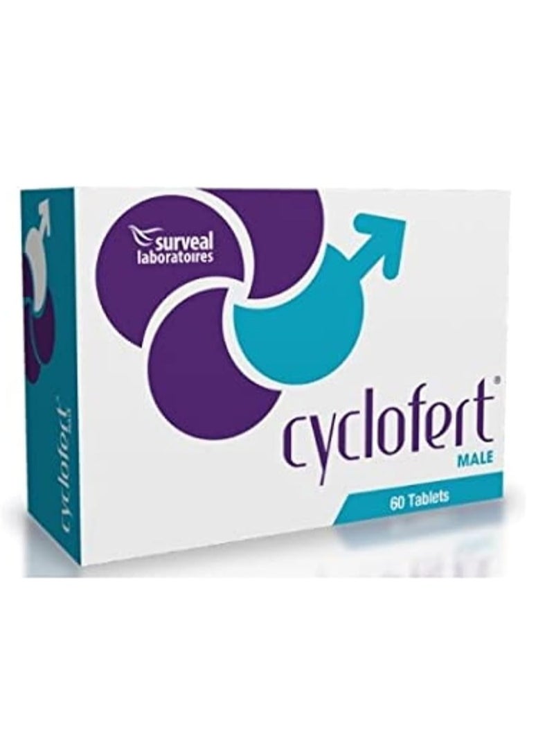 Male Tablets 60 | Fertility & Men Health Supplement | Nutrition Vitamin Tablets