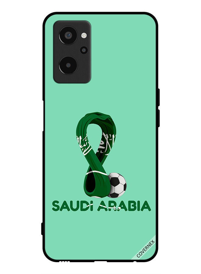Covernex Protective Case Cover For Realme 9i Flag Of Saudi Arabia On Fifa Wc Qatar - Image 1