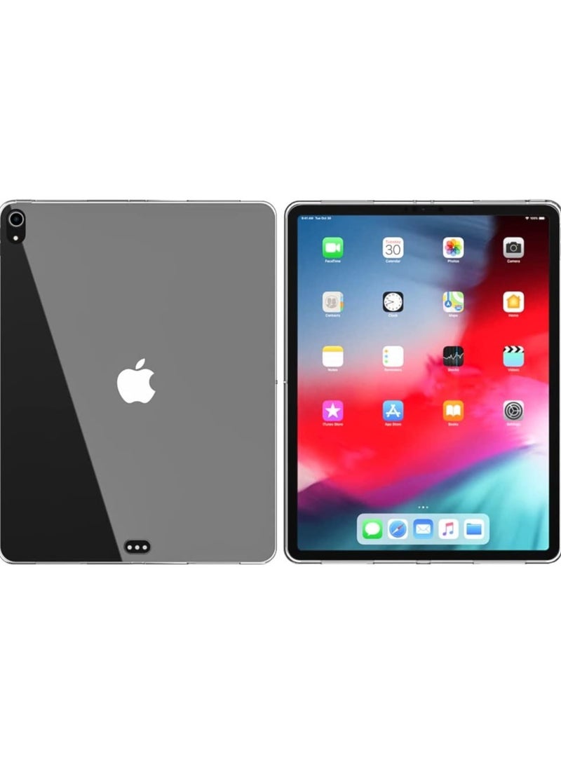 ELTRAZONE iPad Pro 12.9 inch Clear Case 2018,  Slim Design Flexible Soft TPU Protective Cover for iPad Pro 12.9" 2018 3rd Generation (Model: A1876/A2014/A1895/A1895) Tablet, Transparent - Image 2