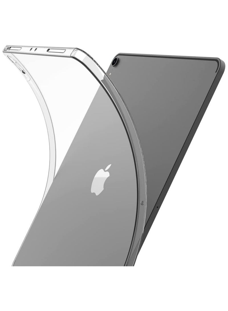 ELTRAZONE iPad Pro 12.9 inch Clear Case 2018,  Slim Design Flexible Soft TPU Protective Cover for iPad Pro 12.9" 2018 3rd Generation (Model: A1876/A2014/A1895/A1895) Tablet, Transparent - Image 3