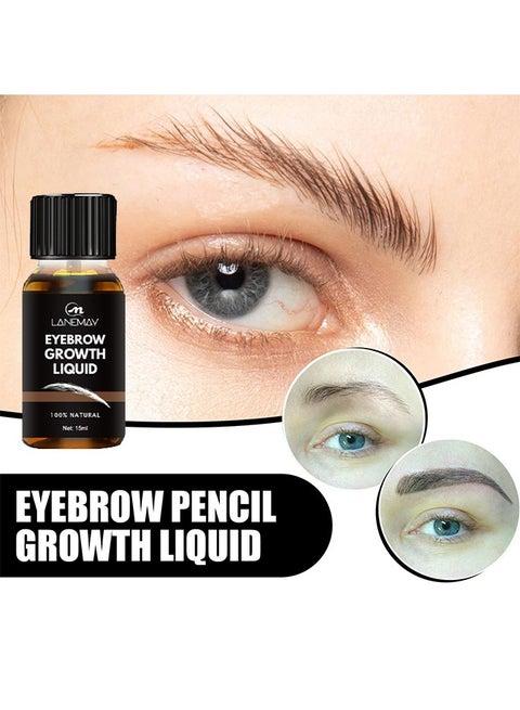 LANEMAY Eyebrow Growth Liquid-Thick Curly and Slender Eyebrow Care Solution  , Eyebrow Growth Solution, Natural Growth 15ml | Best Price Kuwait |  Salmiya, Jabriya