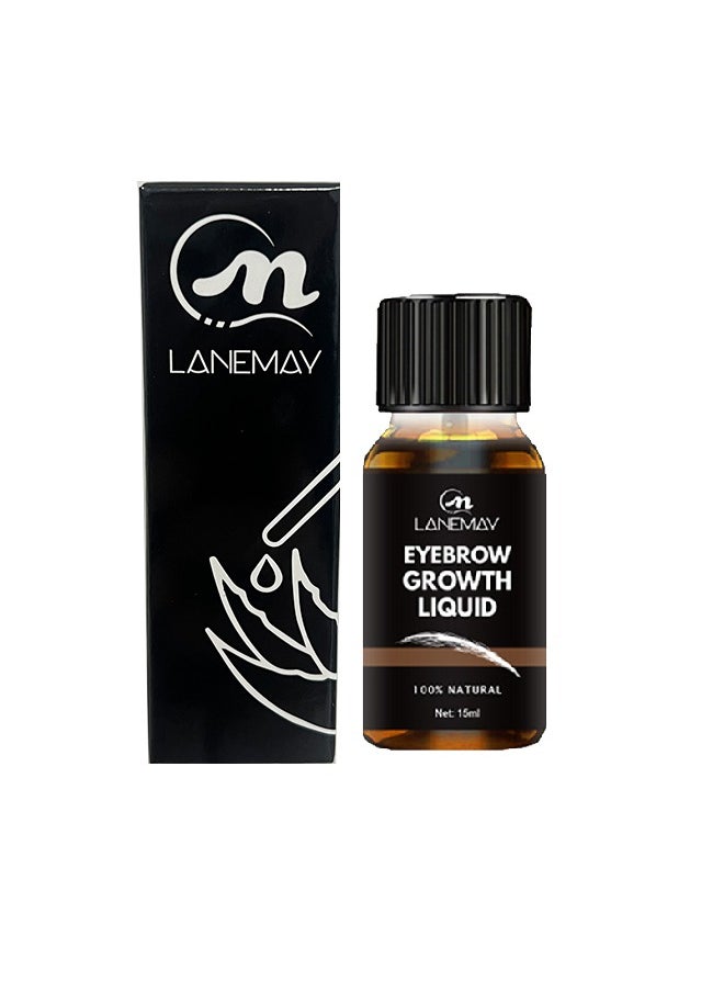 Eyebrow Growth Liquid-Thick Curly and Slender Eyebrow Care Solution , Eyebrow Growth Solution, Natural Growth 15ml