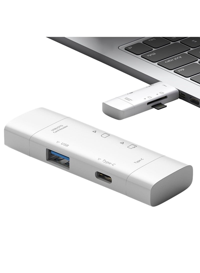 Usb Card Reader, Memory Card Adapter, Usb C to Micro S.d Card Adapter, Memory Card Reader, Usb3.0 Tf Memory Card Otg Typec Multi-Function Card Reader Compatible withh Os/linux and Other Systems
