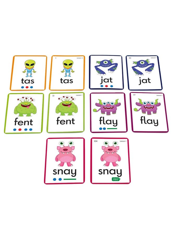 Junior Learning Junior Learning Alien Word Flashcards, The Science of Reading Supplementary Resources, for Classroom or Home School use, for Ages 4+, Grade Pre-K  - Image 4