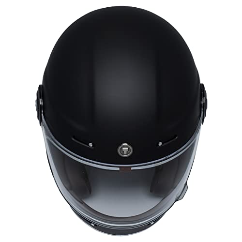 TORC T1 Unisex-Adult Retro Full-face-Helmet-Style Motorcycle (Matte Black, Medium) - Image 4