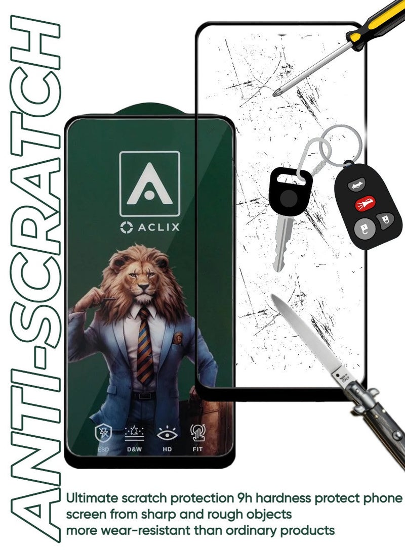 ACLIX Antistatic ESD Dustproof Premium Quality High Definition Tempered Glass Screen Protector Designed For Oppo A94 - Image 2