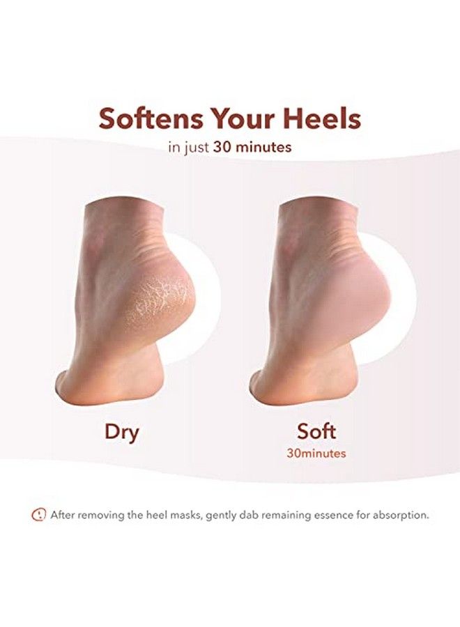 Purederm Instant Softening Heel Mask (1 Pair) Foot Peel Mask Intensive Hydration And Nourishment For Dead Skin And Dry Callused Heels Mask Exclusively For Heel Care Nourishment With A Vegan Formula - Image 4