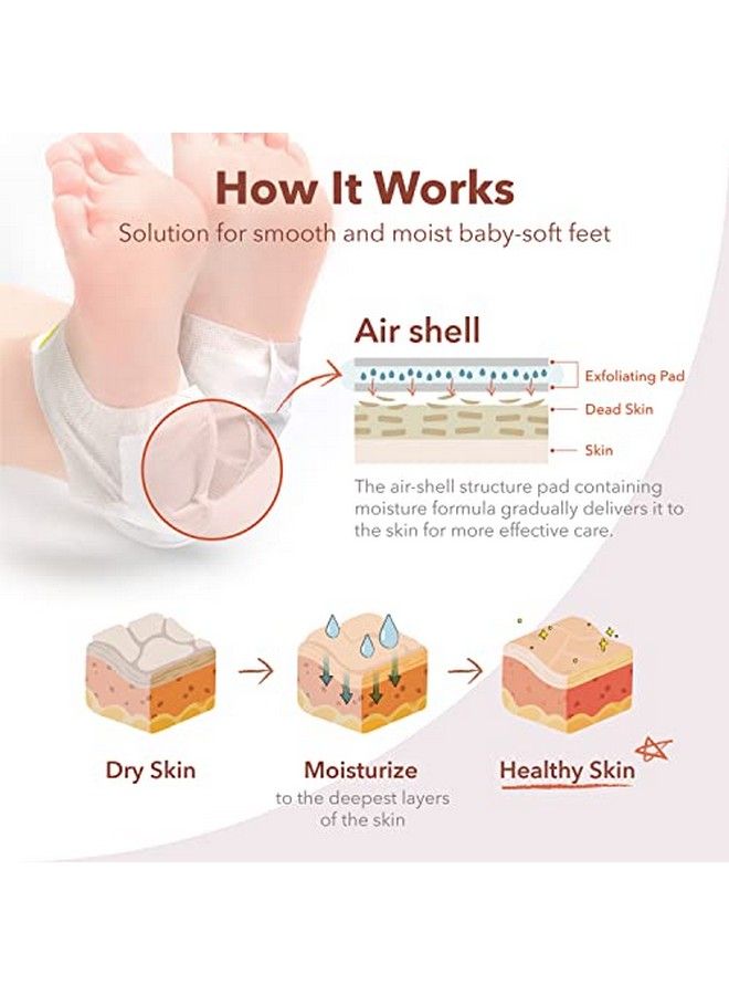 Purederm Instant Softening Heel Mask (1 Pair) Foot Peel Mask Intensive Hydration And Nourishment For Dead Skin And Dry Callused Heels Mask Exclusively For Heel Care Nourishment With A Vegan Formula - Image 5