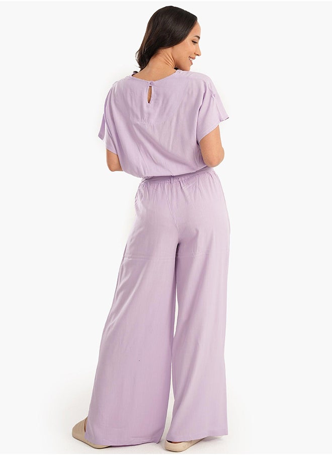 pyjama-set-with-side-slits
