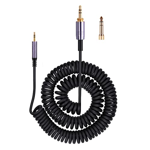 weishan Coiled Audio Cable Compatible with Bose QuietComfort Ultra QC45 / QC35 / QC25 / NC700 Headphones, 2.5mm to 3.5mm(1/8”) Extension Aux Cord 4ft to 14ft - Image 1