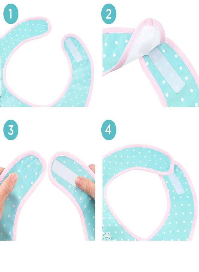 Littleforbig Cotton Waterproof Babydoll Printed Adult Bib with Adjustable Hook-and-Loop Fastener Closure - Baby Parade Adult Bib - Image 3