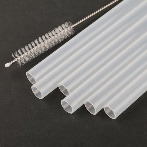 CampTek Replacement Straws Compatible with YETI Rambler 26oz Vacuum Insulated Bottle,Include 5 BPA-FREE Straws,1 Straw Cleaning Brush - Image 4