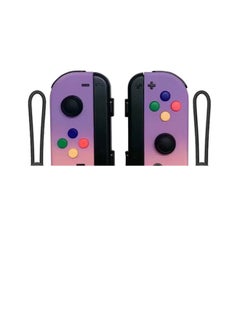NS Switch Left And Right Handle Joycon Handle Switch Bluetooth Handle With NFC Wake-up Hand Rope-Product Color:purple Powder Gradient Color
