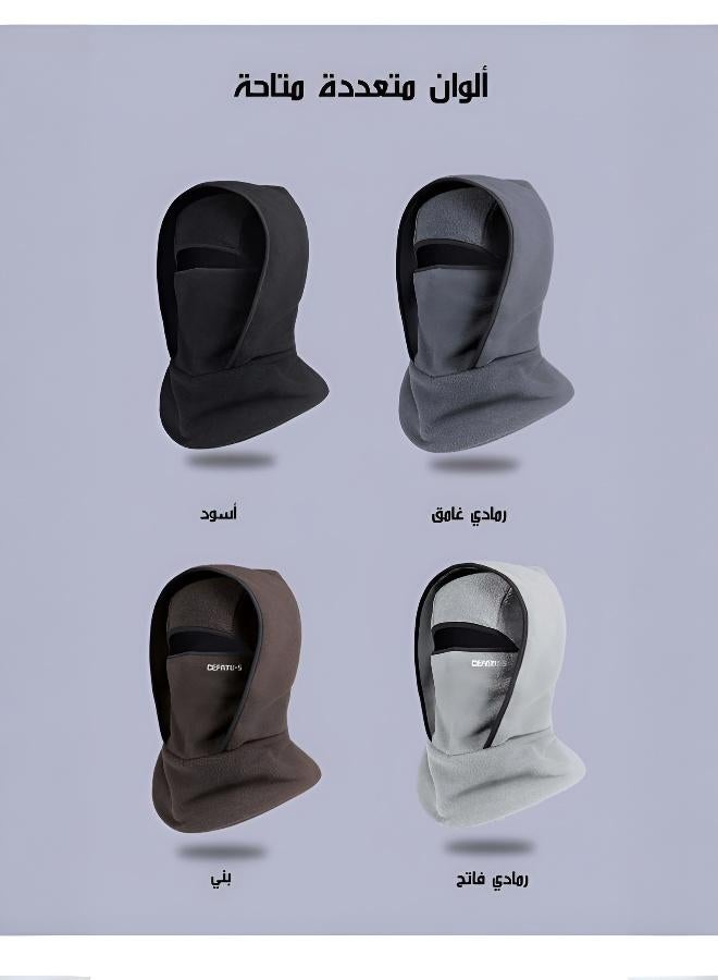 Warm Hat with Face Mask and Loop Scarf - Image 2