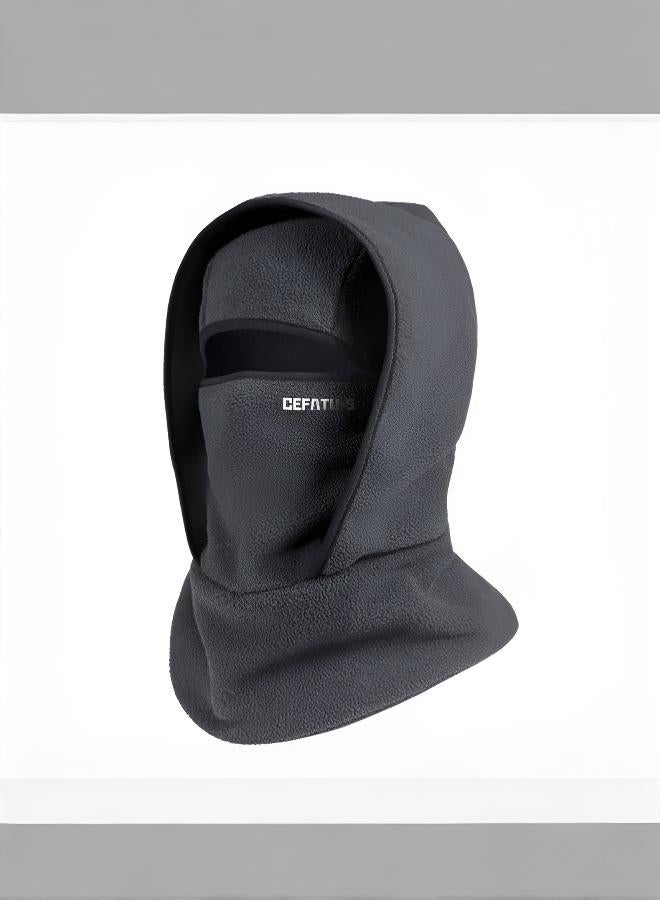Warm Hat with Face Mask and Loop Scarf - Image 1