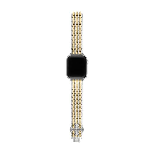 Tory Burch Women's Eleanor Two-Tone Stainless Steel Band for Apple Watch® (Model: TBS0104E) - Image 5