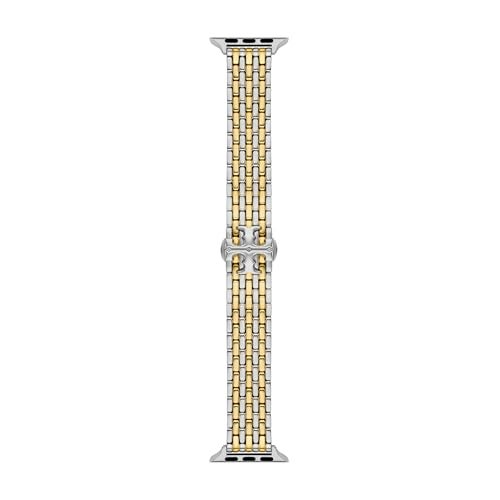 Tory Burch Women's Eleanor Two-Tone Stainless Steel Band for Apple Watch® (Model: TBS0104E) - Image 1