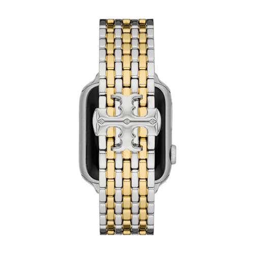 Tory Burch Women's Eleanor Two-Tone Stainless Steel Band for Apple Watch® (Model: TBS0104E) - Image 4