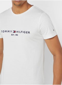 TOMMY HILFIGER Logo Crew Neck T-Shirt  - Image 3