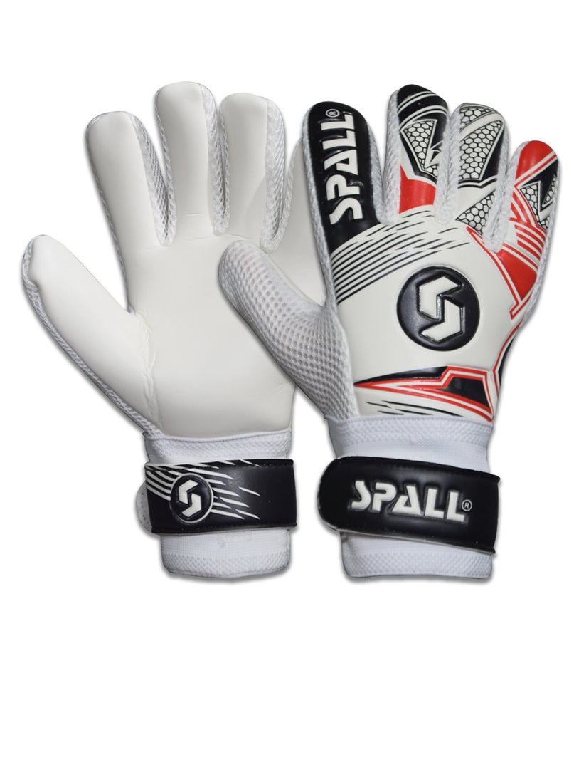 سبال قفازات حارس مرمى كرة القدم، قفازات احترافية غير قابلة للانزلاق لحارس المرمى، مع قبضة قوية وحماية، مسامية ومقاومة للاهتراء وقفازات حارس المرمى الواقية للشباب والكبار - Image 1