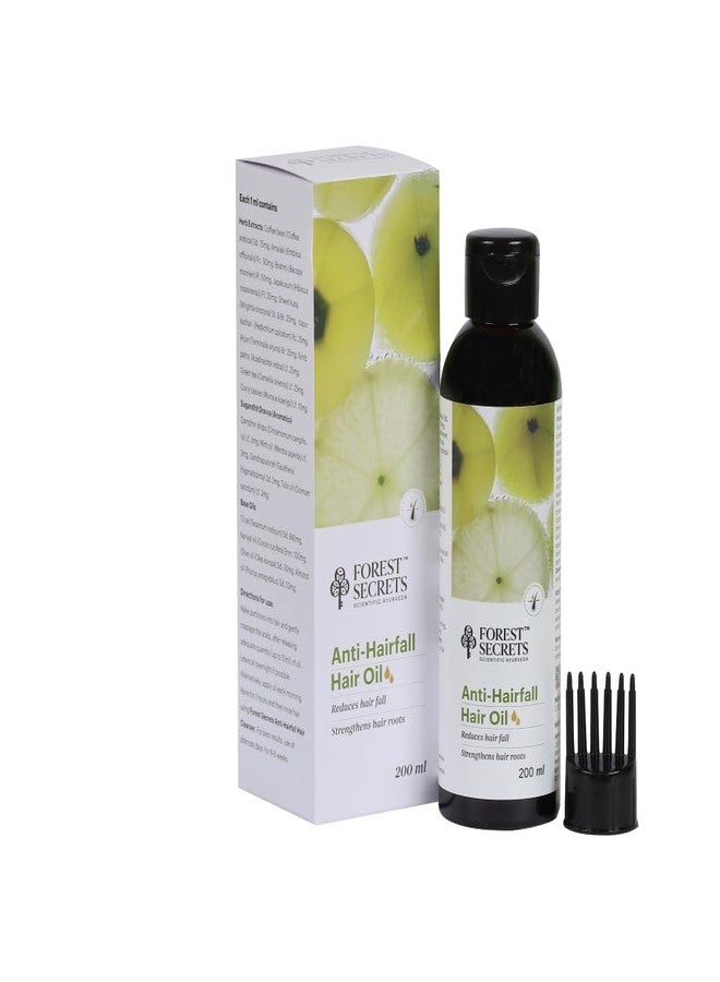 Forest Secrets Anti-Hairfall Oil | Ayurvedic Nourishing Hair Oil | Reduces Hairfall & Breakage | Stimulates Roots & Boosts Hair Thickness | 200ml - Image 1
